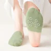 chaussettes respirantes en coton pour femmes, demi pied, couverture, demi talon, invisibles, avant pied, été, document, bonbons, 1 paire, 2 paires, 5 paires