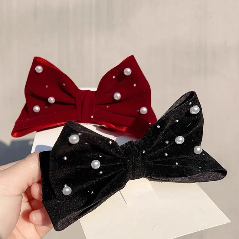 pince à cheveux pour enfants, grand nœud tridimensionnel en perles, pince supérieure pour filles, coiffure de princesse, accessoire pour cheveux formel pince à cheveux pour enfants, grand nœud tridimensionnel en perles, pince supérieure pour filles, coiffure de princesse, accessoire pour cheveux formel