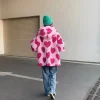 harajuku – veste en peluche imprimée en forme de cœur pour femme, manteau coréen à capuche à manches longues, épais et chaud, streetwear pour couple, vêtements d'extérieur, hiver 2025