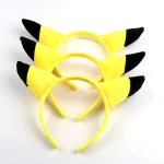 Accessoires pour cheveux de dessin animé Pokemon, bandeau Pikachu, oreilles mignonnes, couvre-chef de poupée en peluche, personnalisation de Selfie Accessoires pour cheveux de dessin animé Pokemon, bandeau Pikachu, oreilles mignonnes, couvre-chef de poupée en peluche, personnalisation de Selfie