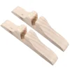 support en bois pour porte mobile, 2 pièces, support de synchronisation, écran d'accueil, pied rapide, résistant à l'usure, épaissi