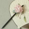 baguettes à cheveux style chinois, épingle à cheveux florale, bâton de fée, accessoire de bijoux de cheveux traditionnels pour femmes et filles