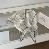 bandeau élégant à pois, turban coréen frais, petite écharpe rayée, bandeau triangulaire fin pour cheveux, été