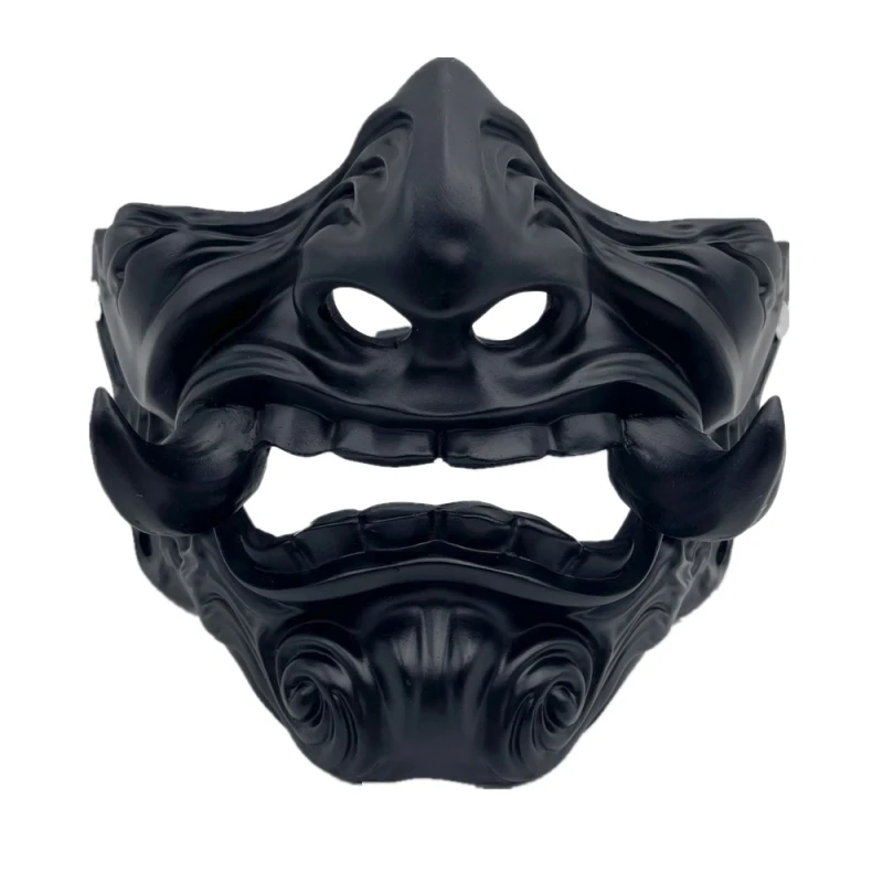 masque fantôme demi visage en résine pour halloween, accessoire de carnaval pour adulte masque fantôme demi visage en résine pour halloween, accessoire de carnaval pour adulte