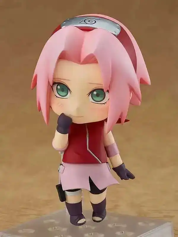 nouveau 10cm # 833 haruno sakura figure anime périphérie kawaii q version d'action poupée interchangeable visage modèle ornement jouets nouveau 10cm # 833 haruno sakura figure anime périphérie kawaii q version d'action poupée interchangeable visage modèle ornement jouets