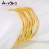 bijoux de mode en or de dubaï, bracelet irrégulier plaqué or 21 carats, bracelets vintage oman pour femmes turques, bijoux de fête de mariage