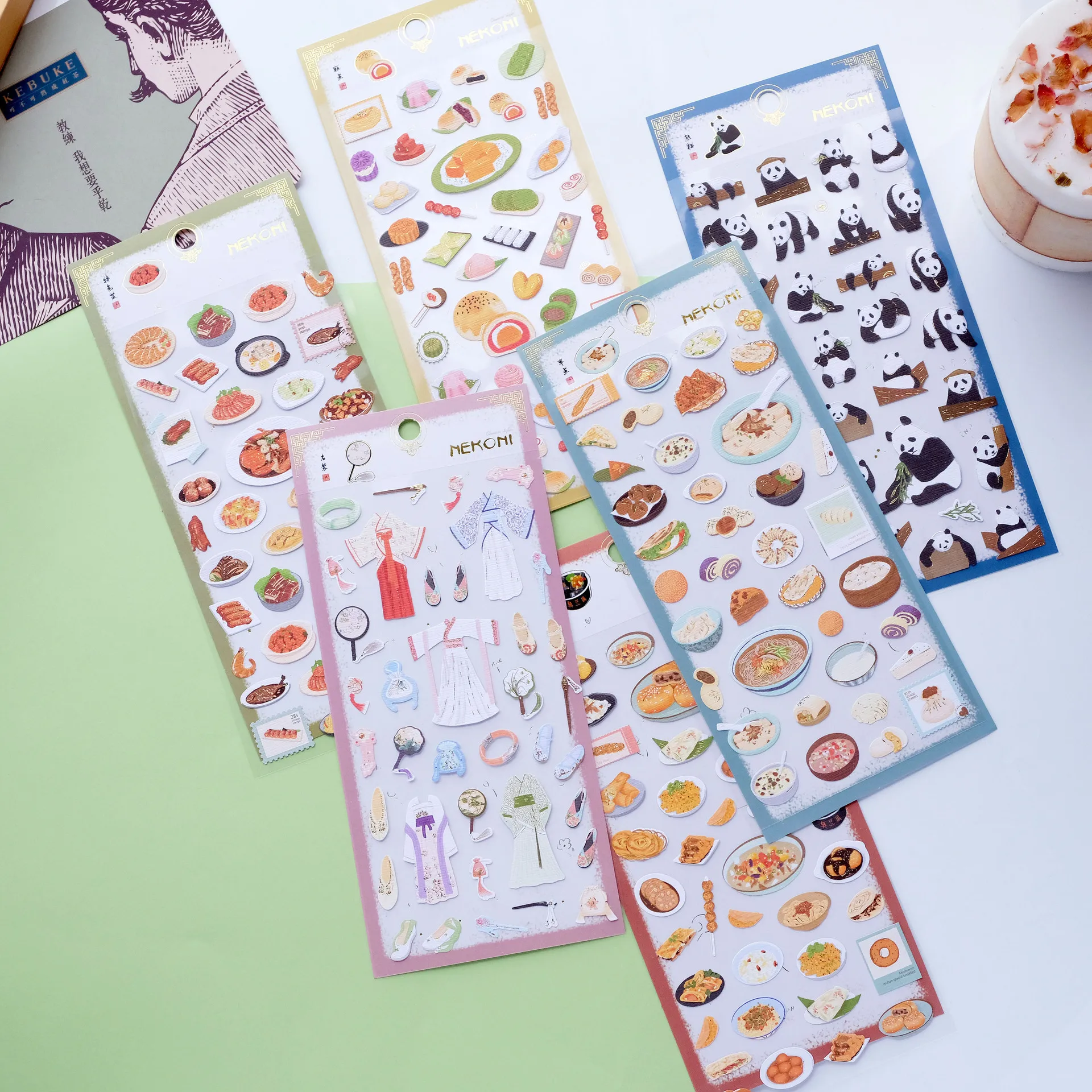autocollants alimentaires japonais, fournitures artisanales pour journal indésirable, matériel de scrapbooking, planificateur, décoration de maison, papeterie pour bricolage autocollants alimentaires japonais, fournitures artisanales pour journal indésirable, matériel de scrapbooking, planificateur, décoration de maison, papeterie pour bricolage