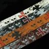 ceinture en cuir pu pour femme, sangle de taille japonaise, motif de dessin animé tête de mort, assressentiavec tout, mode punk, y2k