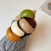 bandes de cheveux élastiques à la mode coréenne, accessoires pour cheveux, couvre chef, support queue de cheval, chouchou pour femmes et filles, nouvelle collection 2025