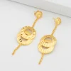 ensemble collier et boucles d'oreilles de dubaï, couleur or africain, ensembles de bijoux à la mode, fête de mariage, ensembles de bijoux de luxe éthiopiens pour femmes