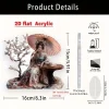 les ornements décoratifs geisha conviennent à des décorations traditionnelles japonaises à thème pour l'art de table de la chambre à coucher de la maison