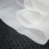 tissu triangulaire filé à la mode française, tissu noir et blanc, manteau de couture durable, automne et printemps