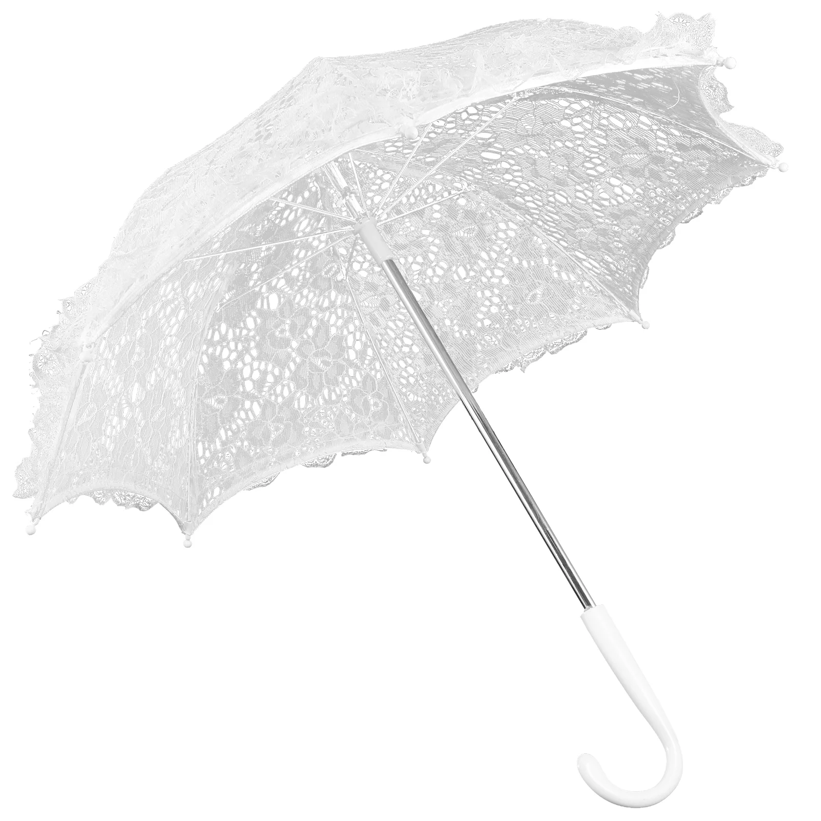 parapluie gothique blanc brodé en dentelle pour enfant, accessoire de photographie, décoration de mariage, cadeau parapluie gothique blanc brodé en dentelle pour enfant, accessoire de photographie, décoration de mariage, cadeau