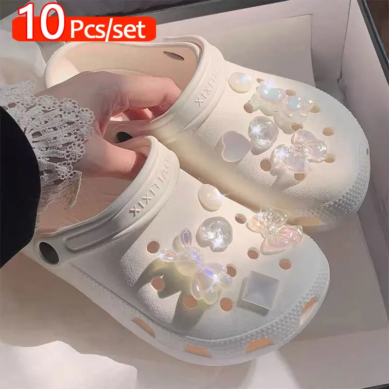 Sabots de jardin, breloques pour chaussures, accessoires de chaussures élégants et mignons, décoration de chaussures de plage d’été pour femmes et filles, 10 pièces Sabots de jardin, breloques pour chaussures, accessoires de chaussures élégants et mignons, décoration de chaussures de plage d’été pour femmes et filles, 10 pièces