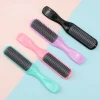 peigne de massage du cuir chevelu pour femmes, brosse démêlante à neuf rangées, salon de coiffure, peigne de coiffure, outil de soins capillaires