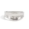 bracelet bohème en acrylique argenté, large et irrégulier, design minoritaire, style européen et américain, décoration d'anneau à main rétro