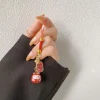 porte clés japonais maneki neko, lanières de décoration intérieure de voiture, chat sakura, cadeaux de charme pour filles kawaii