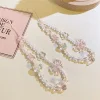 Coréen rose ours papillon fleur téléphone sangle breloque chaîne noeud téléphone portable lanière porte-clés femme fille sac appareil photo pendentif pour étui