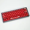 kbdiy nichirin épée thème keycap rouge mat translucide anime pc keycaps profil cerise pour 60 wooting clavier mécanique gamer