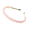 bandeaux de sauna à fleurs roses douces pour filles, cerceaux à cheveux, bandeaux à lunette pour enfants, accessoires pour cheveux, cerceau de tête