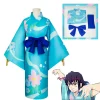 anime divertissement district périphérique, kamado tanjirou hashibira inosuke cosplay costume, kimono halloween carnaval imbibé perruque