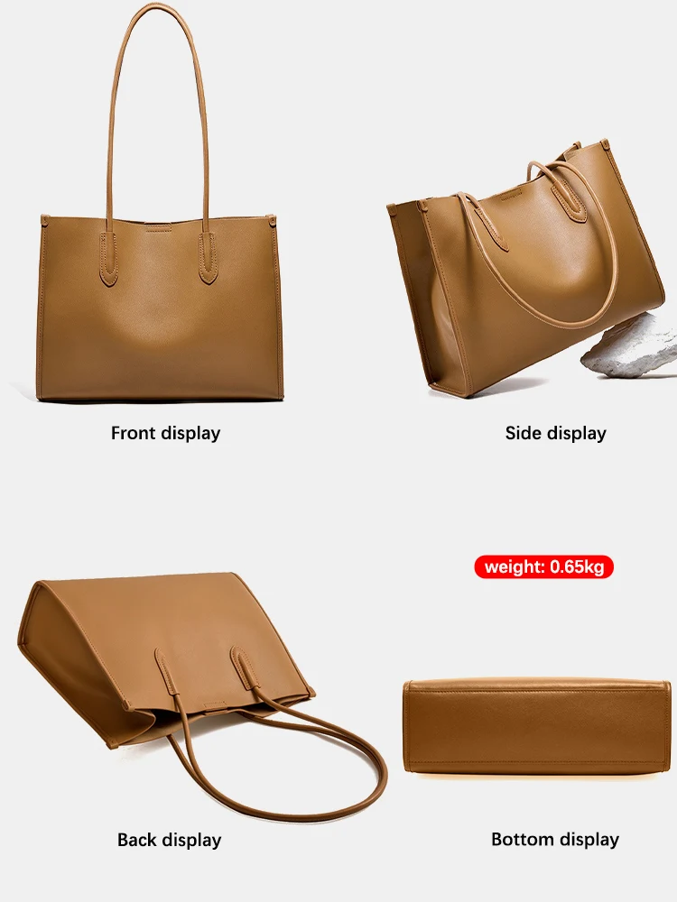 mode nouveau kaki femmes ol sac à main en cuir véritable dames sac à bandoulière grand sac fourre tout grande capacité shopper sacs pockets mode nouveau kaki femmes ol sac à main en cuir véritable dames sac à bandoulière grand sac fourre tout grande capacité shopper sacs pockets