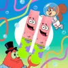 1/4 paires de chaussettes hautes tricotées mignonnes de dessin animé pour hommes et femmes