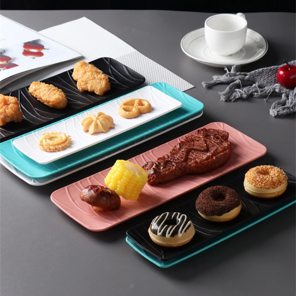 assiette à sushi de style japonais, facile à nettoyer, design élégant, vaisselle tendance durable, essentiels de service de sushi uniques et polyvalents assiette à sushi de style japonais, facile à nettoyer, design élégant, vaisselle tendance durable, essentiels de service de sushi uniques et polyvalents