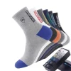 chaussettes mi mollet respirantes absorbant la transpiration pour hommes, chaussettes longues, chaussettes chaudes, chaussettes de sport carillon polyvalentes, automne et hiver, 5 paires