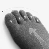 10 pièces = 5 paires hommes cinq orteils chaussettes longues sport course décontracté doigts séparés chaussettes sueur déodorant bas antidérapant équipage sox