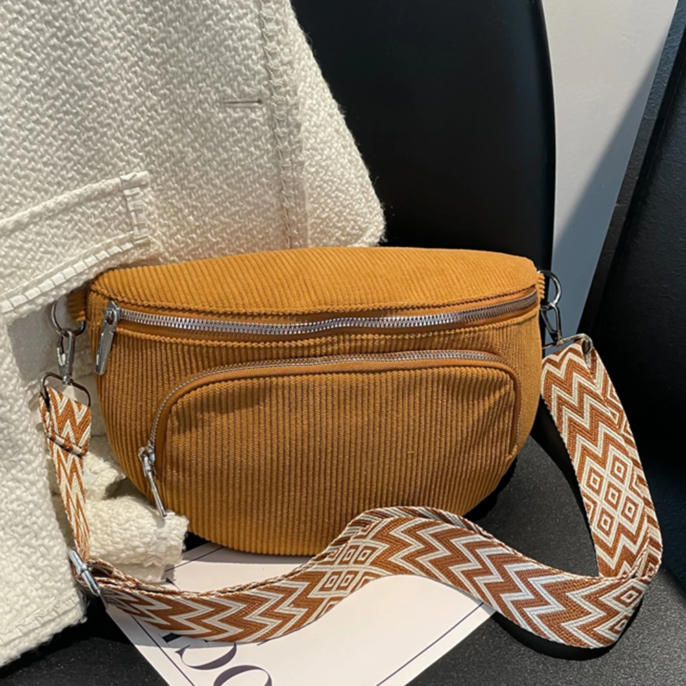 sacs de ceinture en velours côtelé pour femmes, sacs de taille, sac à main multi poches, sac de poitrine, sacs à bandoulière, mode décontractée, gels féminins sacs de ceinture en velours côtelé pour femmes, sacs de taille, sac à main multi poches, sac de poitrine, sacs à bandoulière, mode décontractée, gels féminins