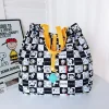 sac de courses japonais pliable et écologique, grand sac à bandoulière simple pour femmes, mignon, léger, grande capacité