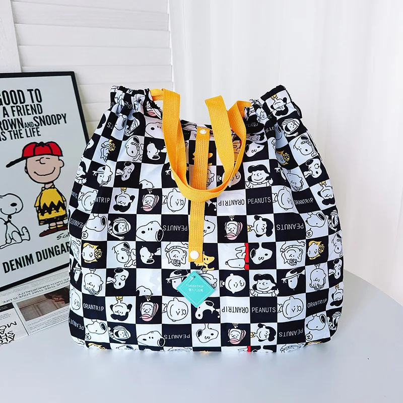sac de courses japonais pliable et écologique, grand sac à bandoulière simple pour femmes, mignon, léger, grande capacité sac de courses japonais pliable et écologique, grand sac à bandoulière simple pour femmes, mignon, léger, grande capacité
