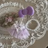 robe pour 17cm labubu mini vêtements de poupée en peluche tenue accessoires pour kpop exo labubu idole v2 arc robe de princesse vêtements cadeau