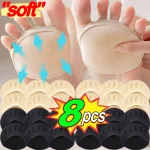 Coussinets d’avant-pied à cinq orteils pour femmes, demi-semelles à talons hauts, soins de la douleur au pied, absorbe les chocs, chaussettes, coussinet d’orteils de massage, 8 pièces Coussinets d’avant-pied à cinq orteils pour femmes, demi-semelles à talons hauts, soins de la douleur au pied, absorbe les chocs, chaussettes, coussinet d’orteils de massage, 8 pièces