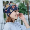 chapeau turban en dentelle florale, bonnet confortable et respirant, casquette de chimio, foulards de tête doux, couvre tête