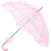 parapluie de mariage voile accessoires de douche nuptiale parapluies décoratifs pour parasol parasol femme parasols dentelle