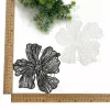 patchs de fleurs blanches pour bricolage, artisanat, couture, robe de mariée à coudre, décoration de vêtements de fête pour femmes