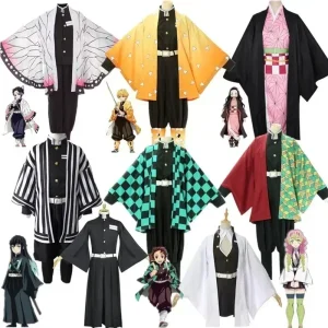 Hete Verkoop Anime Cosplay Kimono, Demon Slayero Kimetsu No Yaiba, Tanjirou Kamado, Nezuko Cosplay Hete Verkoop Anime Cosplay Kimono, Demon Slayero Kimetsu No Yaiba, Tanjirou Kamado, Nezuko Cosplay