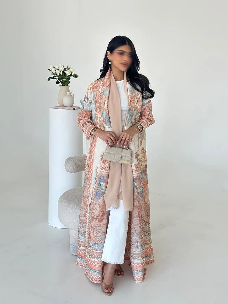 robe plissée arabe dubaï pour femmes, vêtements de mode formels, robe longue de soirée de luxe, grande taille, manteaux à manches longues robe plissée arabe dubaï pour femmes, vêtements de mode formels, robe longue de soirée de luxe, grande taille, manteaux à manches longues