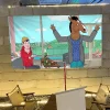 bojack horseman bannière art impression drapeau mural japonais anime tenture murale décor à la maison