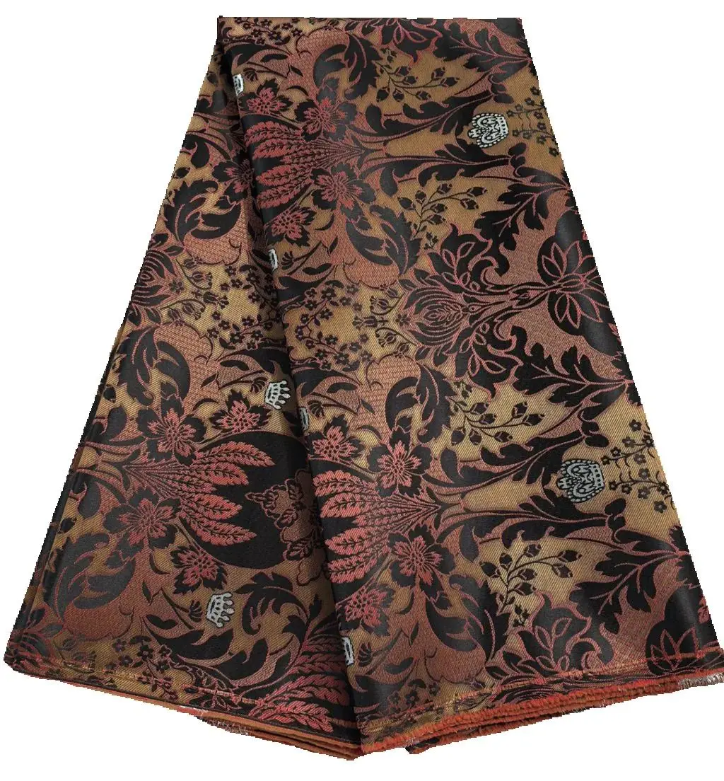 tissu africain damassé aso oke, 5yards d'épaisseur, qualité 2024, brocart jacquard, cousu pour couvre chef de mariage nigérian, vêtements aso obi tissu africain damassé aso oke, 5yards d'épaisseur, qualité 2024, brocart jacquard, cousu pour couvre chef de mariage nigérian, vêtements aso obi