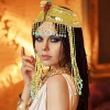 serre tête égyptien pour femmes, couronne serpent, bandeau perlé, costume égyptien pour femmes, accessoire de coiffure perlée