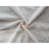 tissu en mousseline de soie au crochet avec pompon à motif écossais, tissu brodé à grille pour robe de mariée, robe de bal, haut de mariée, décoration d'intérieur