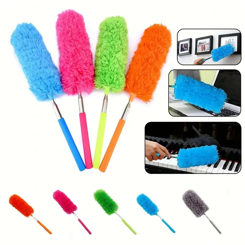 dépoussiéreur à main extensible en microcarence, brosse anti poussière, nettoyeur, maison, voiture, meubles, livres, dépoussiéreur, plume dépoussiéreur à main extensible en microcarence, brosse anti poussière, nettoyeur, maison, voiture, meubles, livres, dépoussiéreur, plume