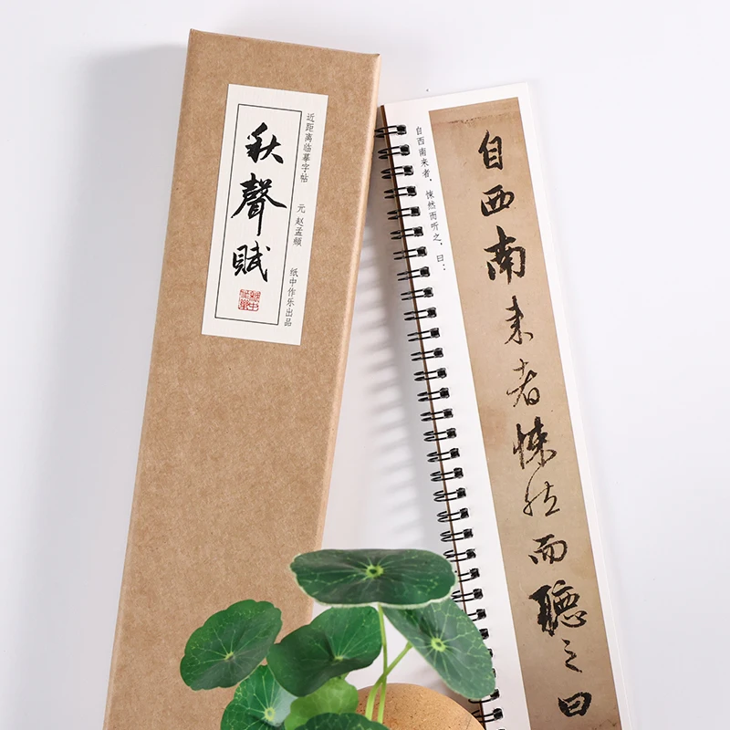 cahier de calligraphie classique zhao mengfu, running pier, stylo pinceau traditionnel, rick chinois, livre d'écriture de lutte cahier de calligraphie classique zhao mengfu, running pier, stylo pinceau traditionnel, rick chinois, livre d'écriture de lutte
