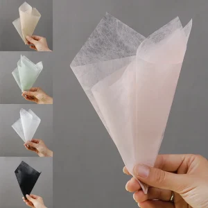Papier d’emballage de fleurs coréennes, 40 pièces, matériel d’emballage pour Bouquet Floral, pour mariage, fête d&rsquo;anniversaire, décoration cadeau de saint valentin