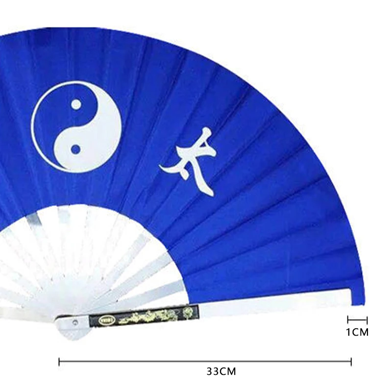 Éventail de tai chi en acier inoxydable, noir/rouge/bleu, kung fu chinois, arts martiaux, danse, formation, décoration de maison, cadeau artisanal Éventail de tai chi en acier inoxydable, noir/rouge/bleu, kung fu chinois, arts martiaux, danse, formation, décoration de maison, cadeau artisanal