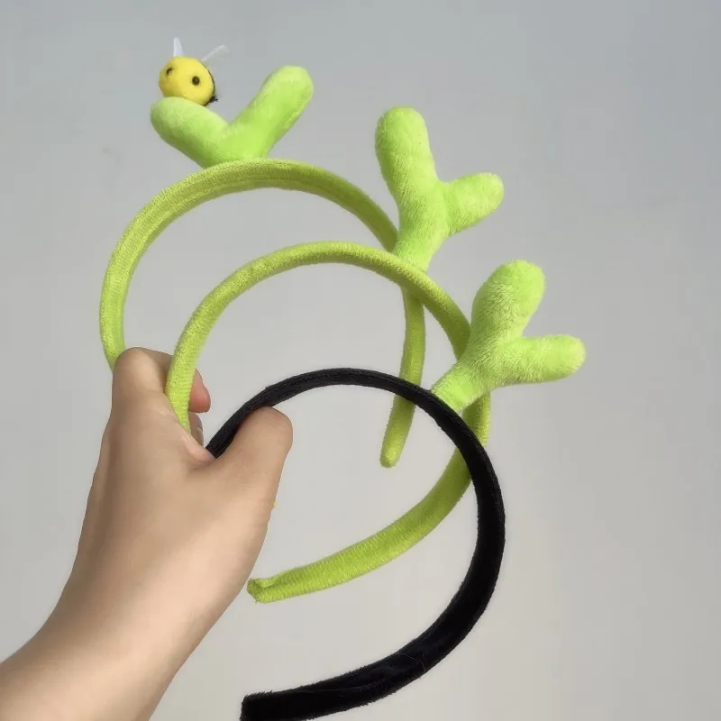 cerceau de cheveux de fleur en peluche de dessin animé, bande de sauna, tulipe de style coréen, pilier de fleurs anthracite, mode de germe de haricot cerceau de cheveux de fleur en peluche de dessin animé, bande de sauna, tulipe de style coréen, pilier de fleurs anthracite, mode de germe de haricot