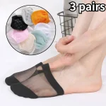 Chaussettes avant-pied pour femmes, couleur unie, demi-pied, couvre-orteils, talons invisibles, antidérapantes, respirantes, nouvelle collection été Chaussettes avant-pied pour femmes, couleur unie, demi-pied, couvre-orteils, talons invisibles, antidérapantes, respirantes, nouvelle collection été